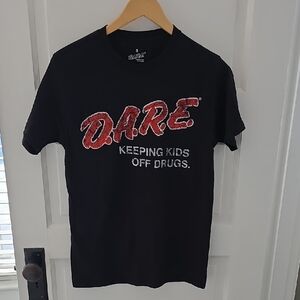 Black D.A.R.E. Graphic T-Shirt